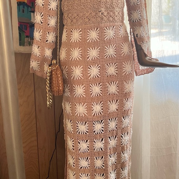 Unique, handmade lace dress